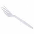 Dart F6BW Style Setter Medium Weight White Plastic Fork - 1000 / CS