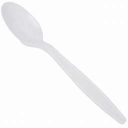 Dart S6BW Style Setter White Plastic Teaspoon - 1000 / CS